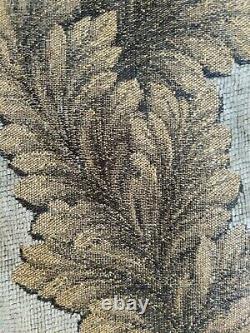 Vintage Upholstery Floral Leaf Tapestry Fabric One Piece READ NOS No Tag