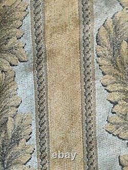 Vintage Upholstery Floral Leaf Tapestry Fabric One Piece READ NOS No Tag