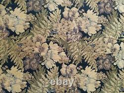 Vintage Upholstery Floral Tapestry Fabric Brocade One-piece READ NOS No Tag