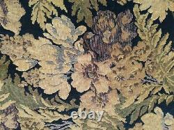 Vintage Upholstery Floral Tapestry Fabric Brocade One-piece READ NOS No Tag