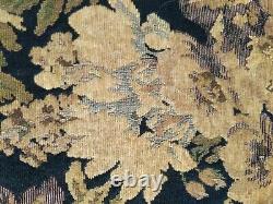 Vintage Upholstery Floral Tapestry Fabric Brocade One-piece READ NOS No Tag