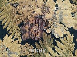 Vintage Upholstery Floral Tapestry Fabric Brocade One-piece READ NOS No Tag