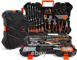 Vonhaus Socket & Tool Set, 256 Piece Tool Set with Socket Set, in Heavy Duty Sto