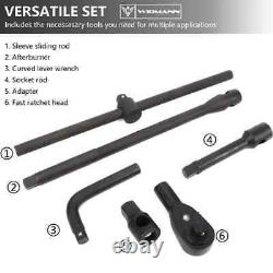 WIDMANN 3/4 & 1 Drive IMPACT SOCKETS & Ratchet Set 21mm 65mm HGV HEAVY DUTY