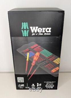 Wera Kraftform Kompakt VDE 05006617001 Big Pack 26 Pieces Screwdriver Set New