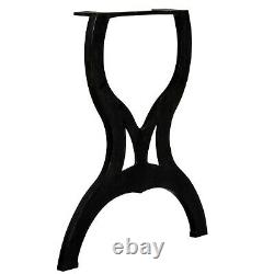 X Frame Dining Table Legs Cast Iron 2 Pieces Antique Style Furniture Accessories