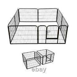 XL Extra Large 1M Height Heavy Duty 8 Piece Puppy Dog Run Enclosure Pen Playpen