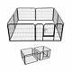 Xl Extra Large 1m Height Heavy Duty 8 Piece Puppy Dog Run Enclosure Pen Playpen