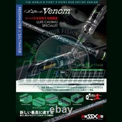 XZOGA BLACK MAMBA Venom Spinning Rod Saltwater Freshwater Fishing JP 2.45-2.95m