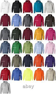 12 Sweatshirts à capuche Gildan Heavy Blend 18500 S-XL LOT DE 12 EN GROS