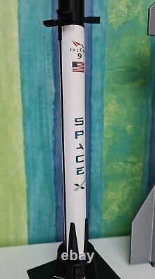 3 Piece Set Spacex Falcon 9 Lourd, Falcon 9 Crew Dragon Capsule Et Falcon