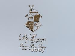 Assiette à dîner de De Lamerie, lourdement dorée, en forme de bouton de rose, HM Sultan d'Oman, commandée, 11 pouces.
