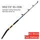 Bent Butt Fishing Rod 2piece Saltwater Offshore Trolling Rod Big Game Roller Rod