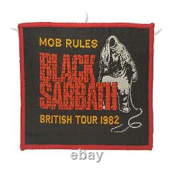 Black Sabbath Mob Rules (British Tour 1982) Patch Original Heavy Metal Aufnä - Traduction en français: Black Sabbath Mob Rules (tournée britannique 1982) Patch original Heavy Metal Aufnä