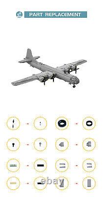 Bombardier Lourd Un des Plus Grands Avions de la Seconde Guerre Mondiale 3096 Pièces MOC Construction