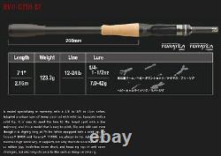 Canne à pêche Jackall Rod Baitcast Revoltage RV II-C71H-ST/2 Pièces (7395)