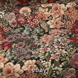 Century Furniture Vtg 1997 Tapisserie Rembourrage Tissu Floral 5+ Yards Grade 22