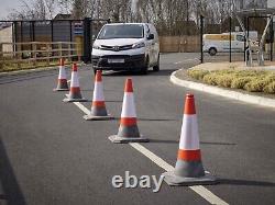 Cônes de Trafic Rouges en Plastique Haute Résistance de 750 MM de Hauteur, Pack de 5 à 200 unités