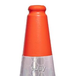 Cônes de Trafic Rouges en Plastique Haute Résistance de 750 MM de Hauteur, Pack de 5 à 200 unités