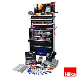 Ensemble d'outils Hilka 527 pièces avec coffre à outils à 15 tiroirs robuste
