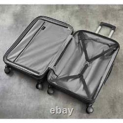 Ensemble de bagages rigides Rock Prime 3 pièces en gris anthracite