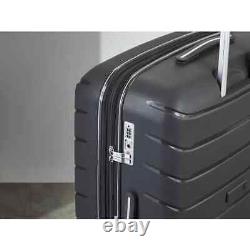 Ensemble de bagages rigides Rock Prime 3 pièces en gris anthracite