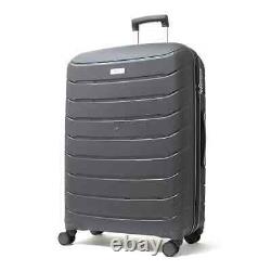 Ensemble de bagages rigides Rock Prime 3 pièces en gris anthracite