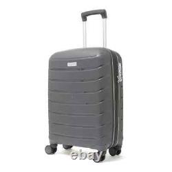 Ensemble de bagages rigides Rock Prime 3 pièces en gris anthracite