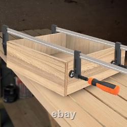 Ensemble de serre-joints en F de 13 pièces, outils de menuiserie lourds pour un maintien sécurisé