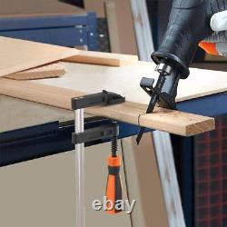 Ensemble de serre-joints en F de 13 pièces, outils de menuiserie lourds pour un maintien sécurisé