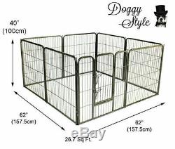 Heavy Duty Puppy Dog Jouer Pen 8 Compartiments De Parturition Playpen Piece Cage Ds-hd01l