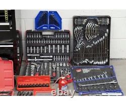 Hilka 1730 Piece Professional Mechanics Tool Kit Avec 15-drawer Tool Chest New