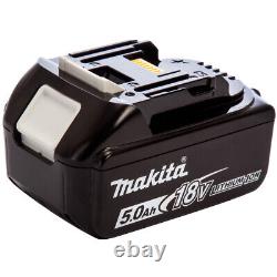 Kit D'outils De 6 Pièces Makita 18v Avec Chargeur De Batteries 3 X 5.0ah Et Ensemble D'accessoires 101