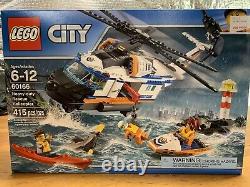 Lego City Coast Guard Heavy-duty Rescue Helicopter 60166 Kit De Construction 415 Pièce