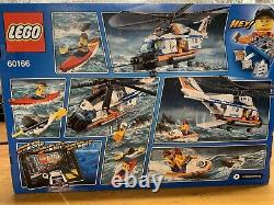Lego City Coast Guard Heavy-duty Rescue Helicopter 60166 Kit De Construction 415 Pièce