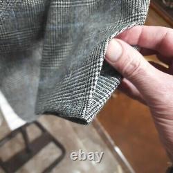 Lutwyche Savile Row Handmade Heavy Wool Grey Check Suit 38r Prix De Vente Conseillé 1800,00 €