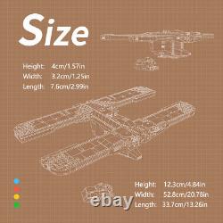 Navire de transport lourd à débarquement C-9979 avec cockpit, 698 pièces, construction MOC