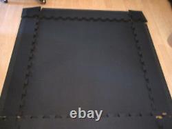 New 9 Piece 55 Square Anti-fatique Black Beveled Rubber Plancher Lourd Mat