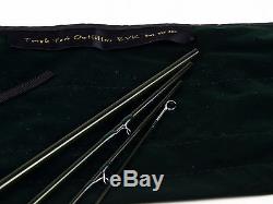 New Tfo Temple Fork Outfitters Bvk Tf08904b 9' 0 # 8 Poids 4 Piece Fly Rod + Sac
