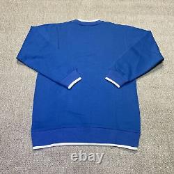 Nike Sweatshirt Pull Bleu Blanc Écriture Lourde Vintage Rétro Y2K Garçons