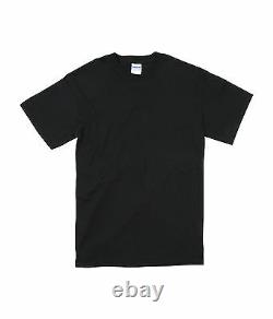 Nouveau Gildan Heavy 100% Coton 144 Piece T-shirt Noir Pack Vente En Gros
