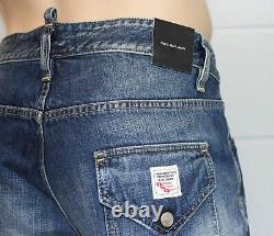 Nouveau avec étiquettes hommes DSQUARED 2 Jean Heavy repair patch taille 38 pouces prix de vente conseillé £310