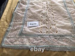 Nouveau costume original Suffuse organza blanc cassé lourdement brodé en 3 pièces - Grand