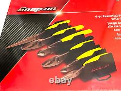 Outils Snap-on NOUVEAU jeu de 6 pinces/coupeurs essentiels lourds PL600ES1RKHV