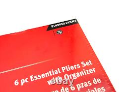 Outils Snap-on NOUVEAU jeu de 6 pinces/coupeurs essentiels lourds PL600ES1RKHV