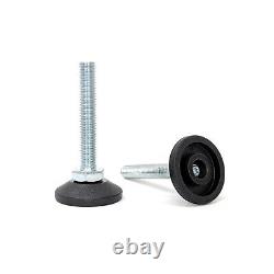 Pieds de nivellement réglables M8/M10 pour machines/meubles lourdement chargés