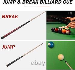 Queue de billard Aklot Pool Cue, Heavy Hitter Jump Break Cue 20oz/23-25oz 1 pièce 14mm