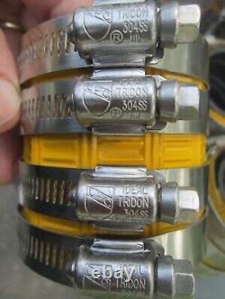 Raccord de tuyau à double blindage robuste avec colliers U.S.A. Lot de 30 pièces