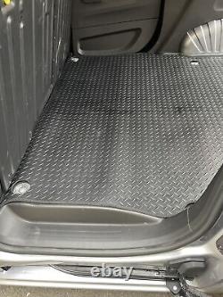 S'adapte Toyota Proace City Swb 2019 et au-delà Tapis de sol en caoutchouc noir sur mesure pour fourgon