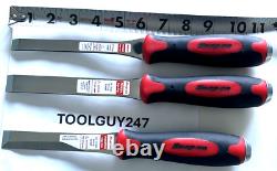 SNAP ON TOOLS NOUVEAU Ensemble de grattoirs étroits lourds de 3 pièces PKNC301 +